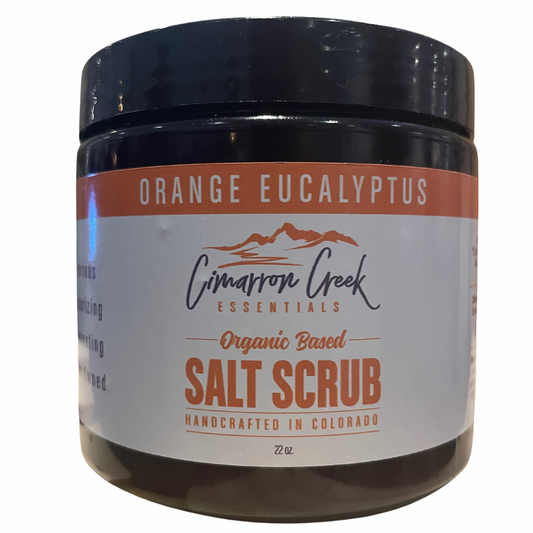Orange Eucalyptus Organic Salt Scrub