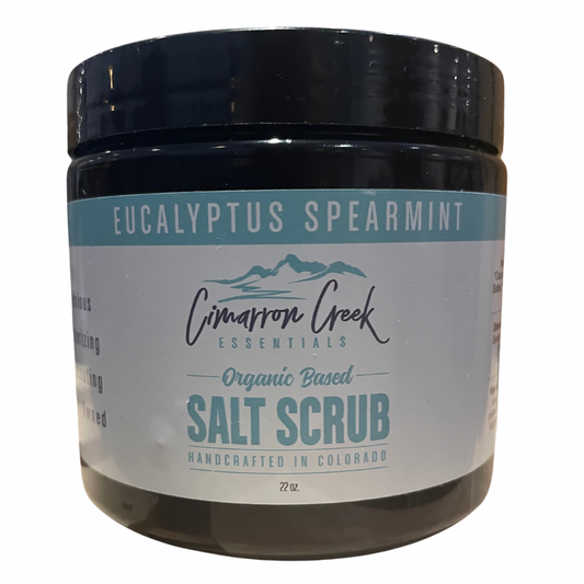 Eucalyptus Spearmint Organic Salt Scrub