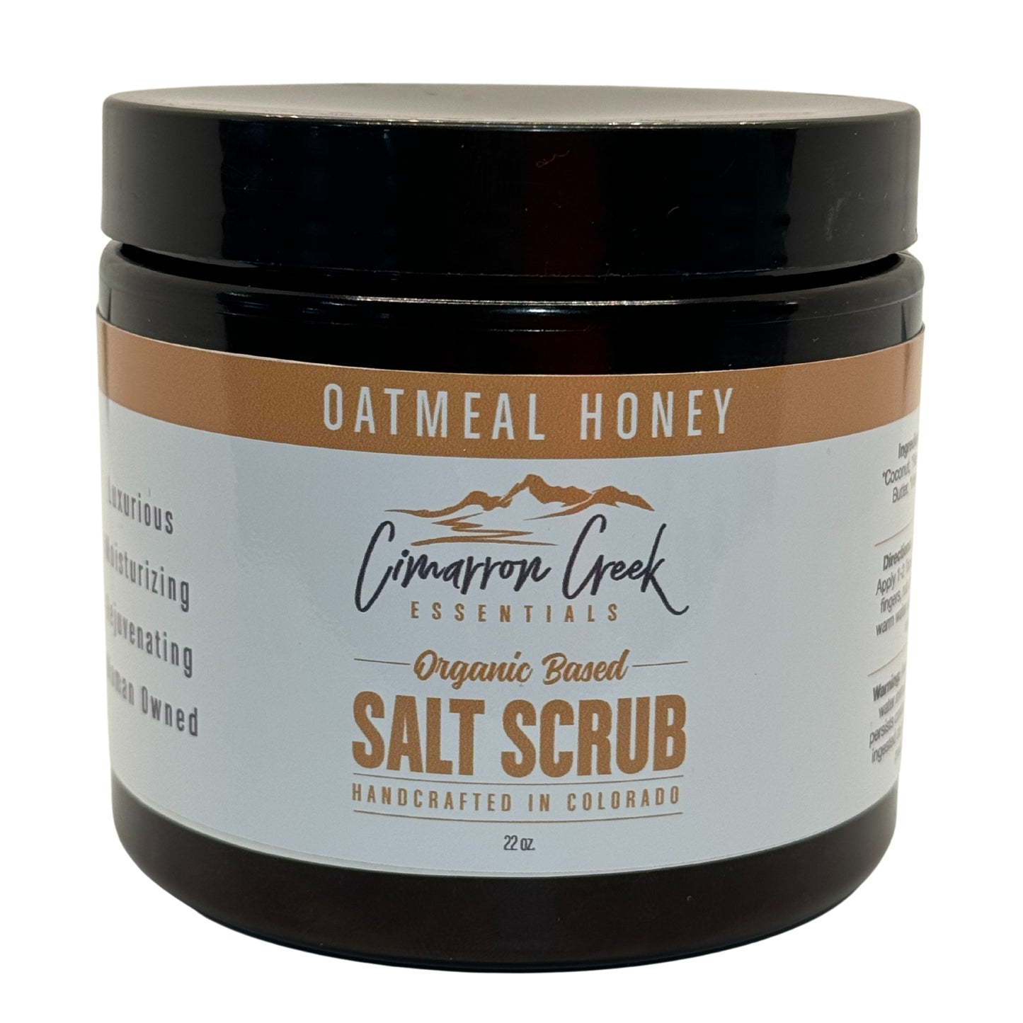 Oatmeal Honey Organic Salt Scrub