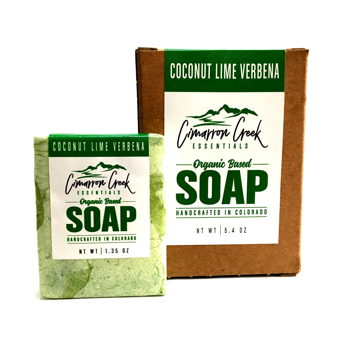 Coconut Lime Verbena Organic Bar Soap 5.4oz