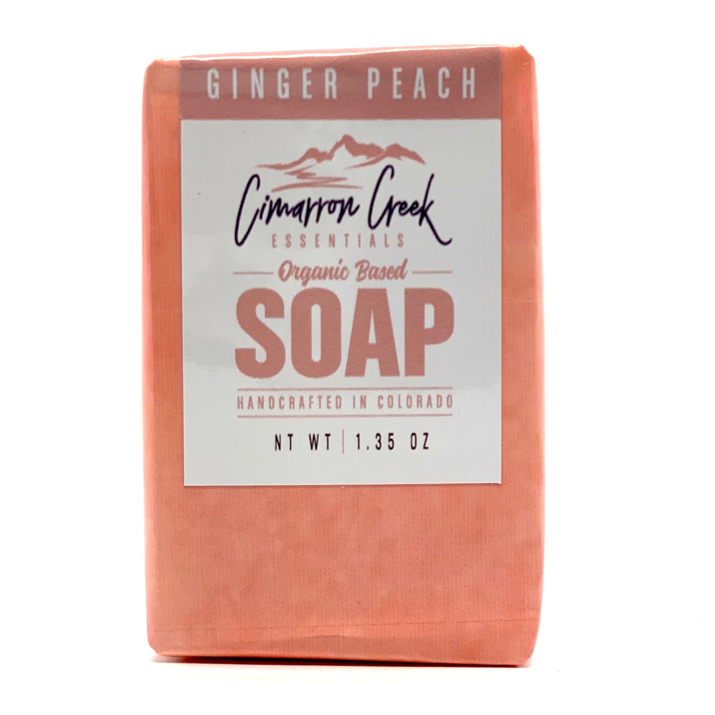 Ginger Peach Organic Bar Soap 5.4oz