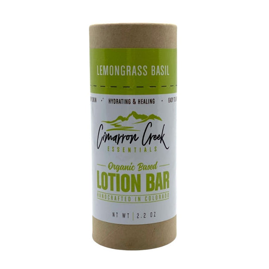 Lemongrass Basil Organic Lotion Bar 2oz