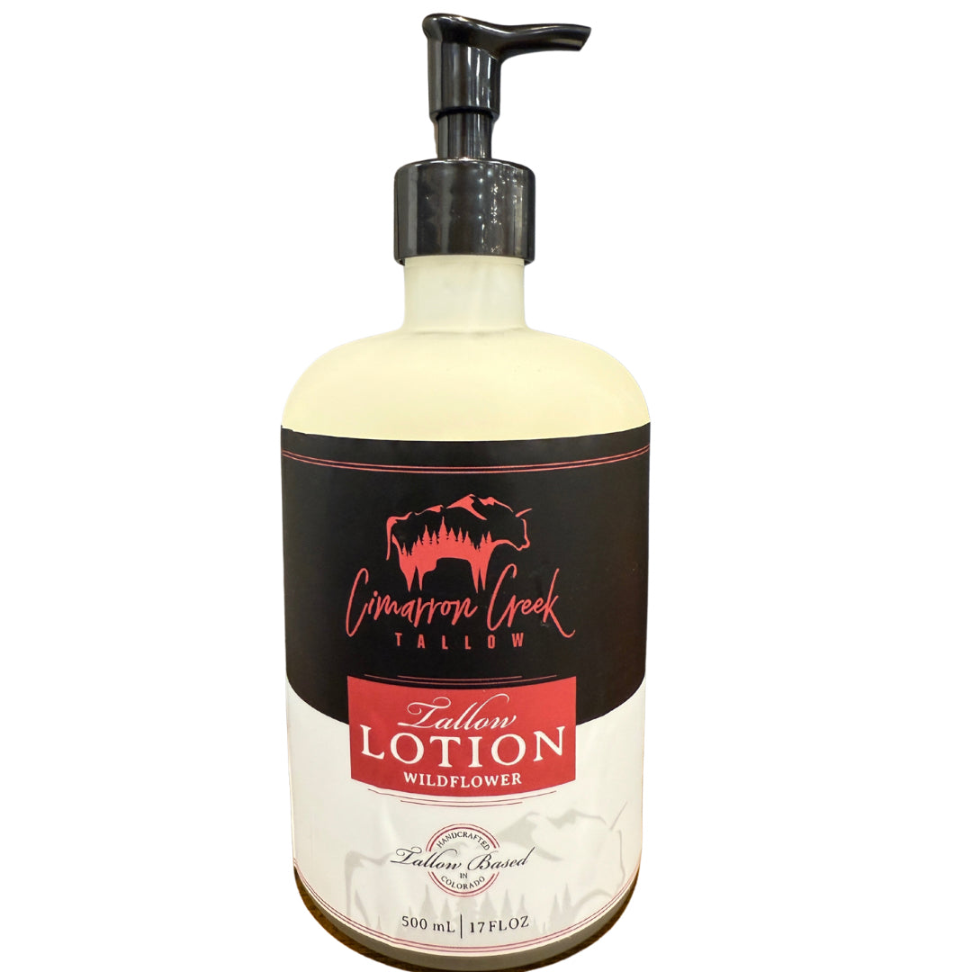Wildflower Grass-fed Beef Tallow Hand & Body Lotion 17oz