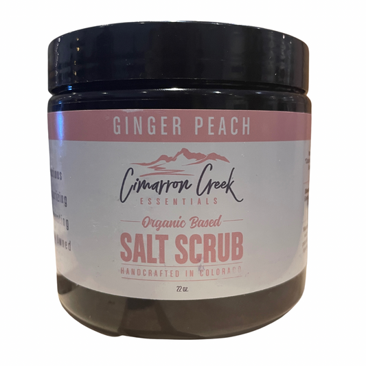 Ginger Peach Organic Salt Scrub
