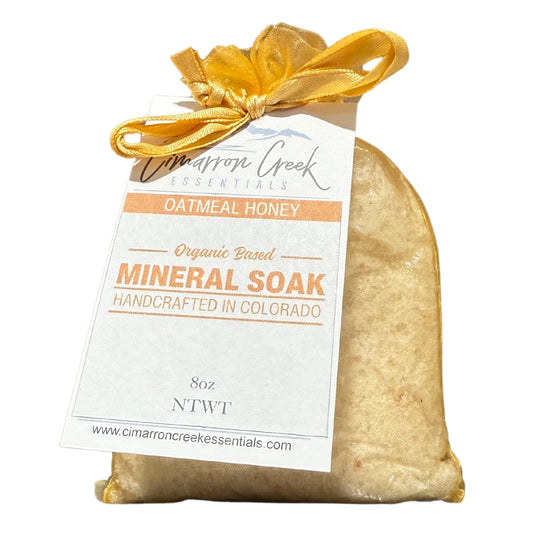 Oatmeal Honey Mineral Bath Salt Soak