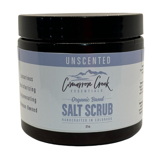 Unscented Organic Salt Scrub