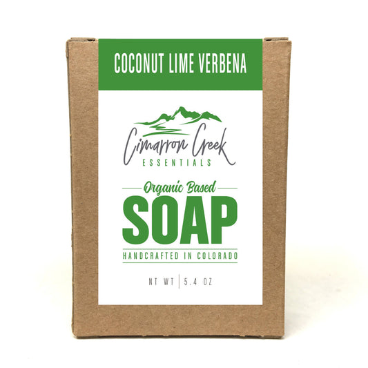 Coconut Lime Verbena Organic Bar Soap 5.4oz