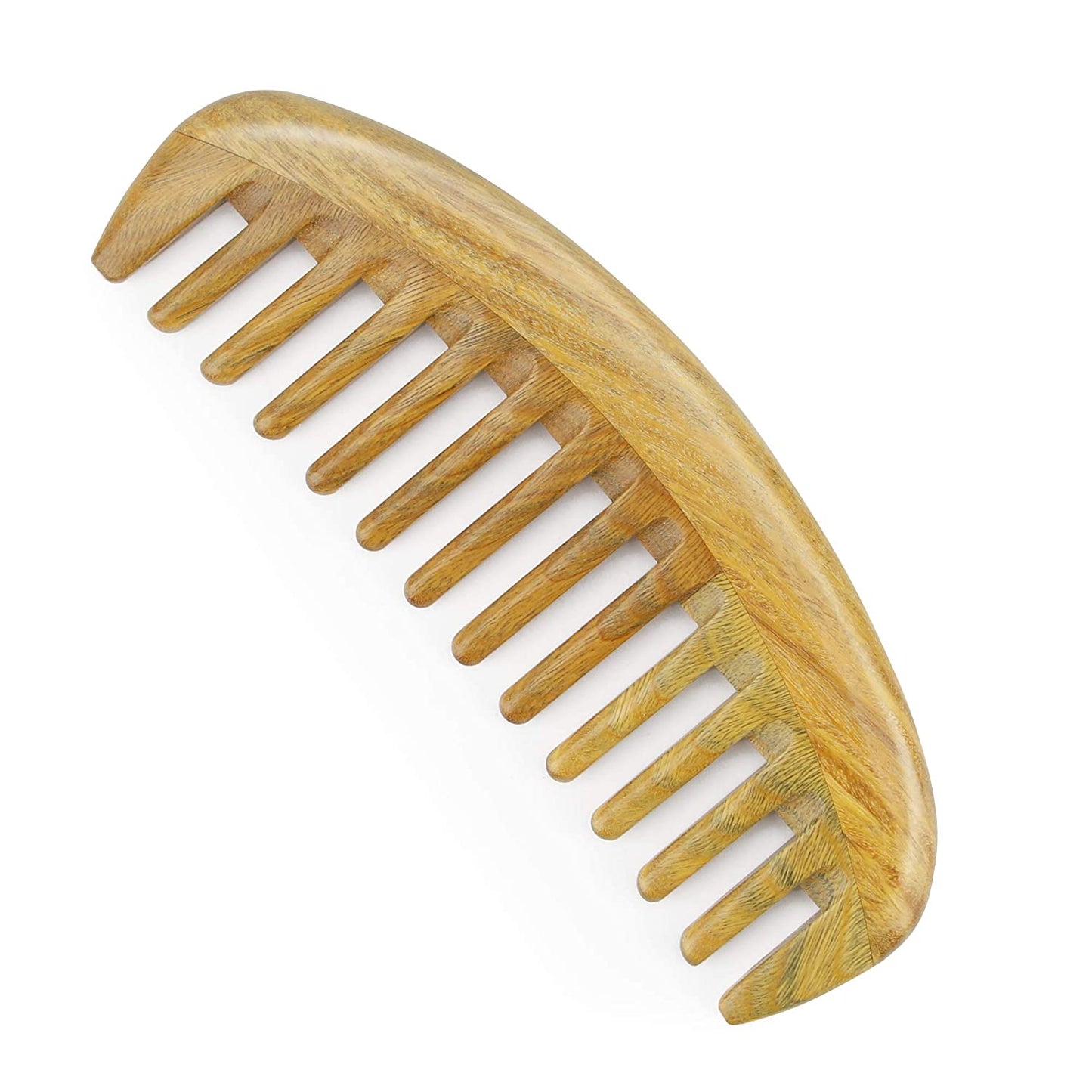 Oval Wide Toothed Sandlewood Hair Comb