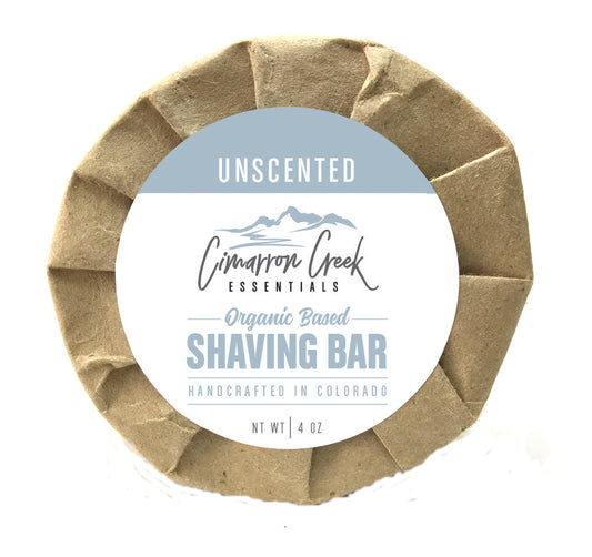 Unscented Organic Shaving Bar Soap 3.2oz