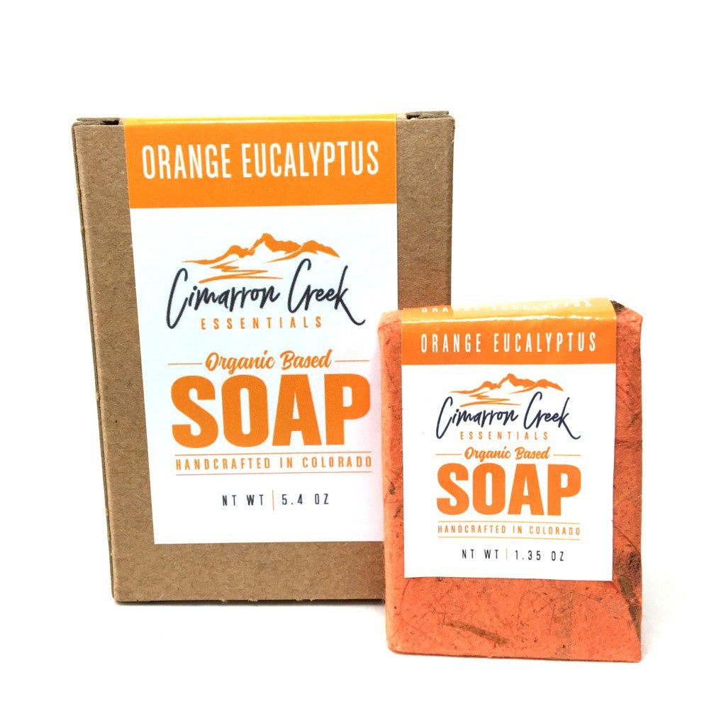 Orange Eucalyptus Organic Bar Soap 5.4oz