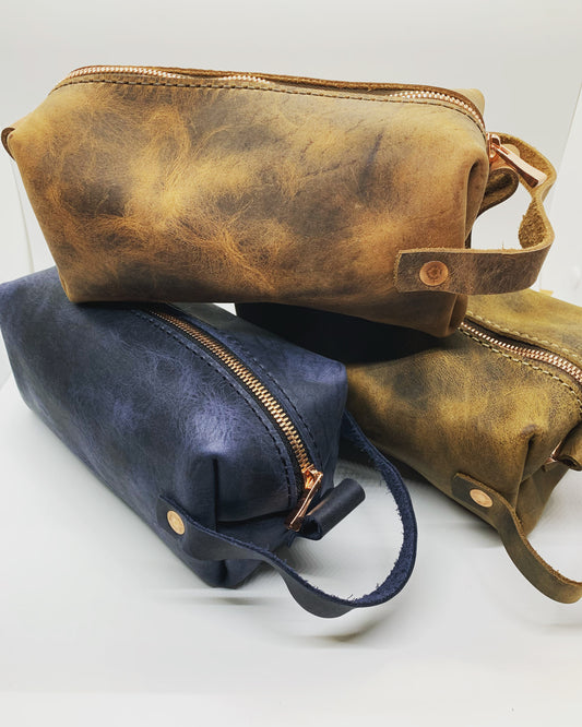 Leather Dopp Kit