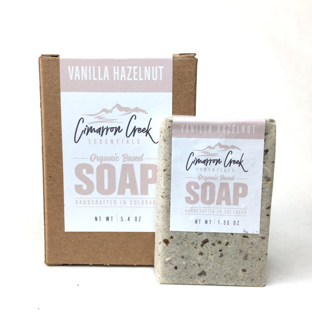 Vanilla Hazelnut Organic Bar Soap 5.4oz