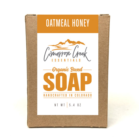 Oatmeal Honey Organic Bar Soap 5.4oz